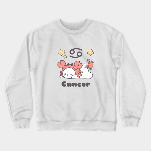 Cancer Loppi Tokki Zodiac Series Crewneck Sweatshirt by LoppiTokki